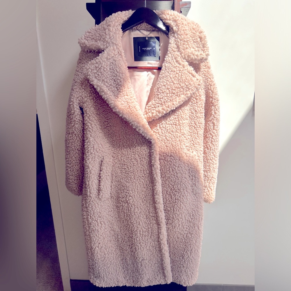 Warm fuzzy Lucky Brand coat, worn a few times